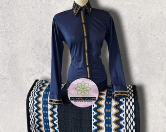 Western Women Show Shirt with Matching Pad
