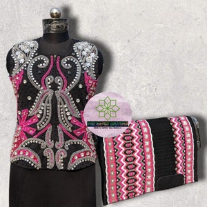 Western Women Show Vest & Shirt with Matching Pad