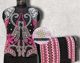 Western Women Show Vest & Shirt with Matching Pad
