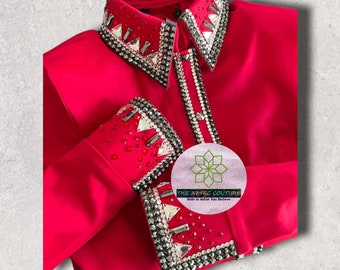 Western Show Shirt Perfect for Horse Riding