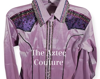 Youth Show Shirt Lavender Base with Matching Pad