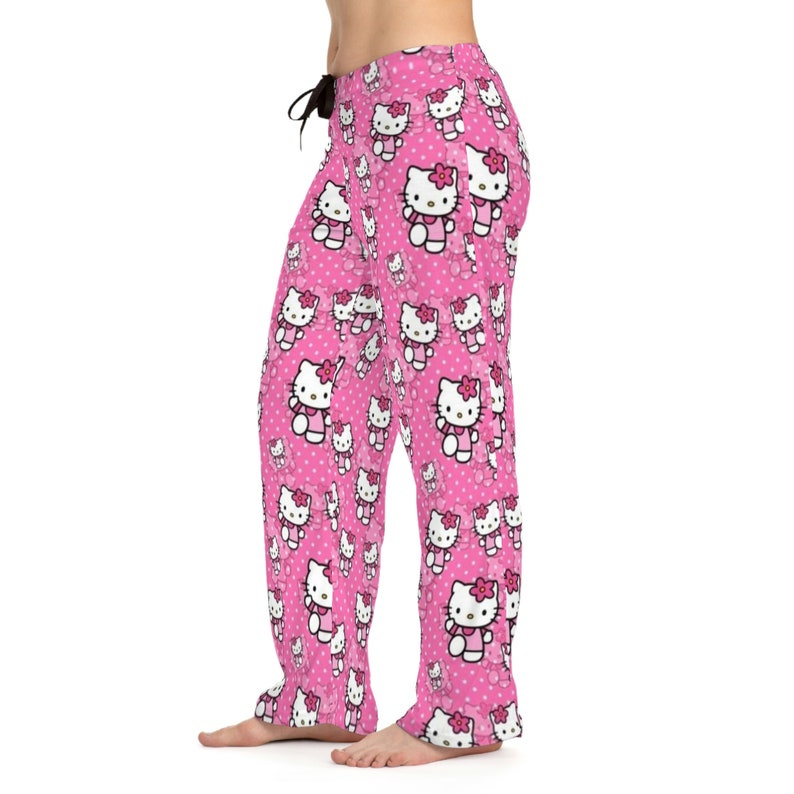 Hello Kitty Women's Pajama Pants Etsy
