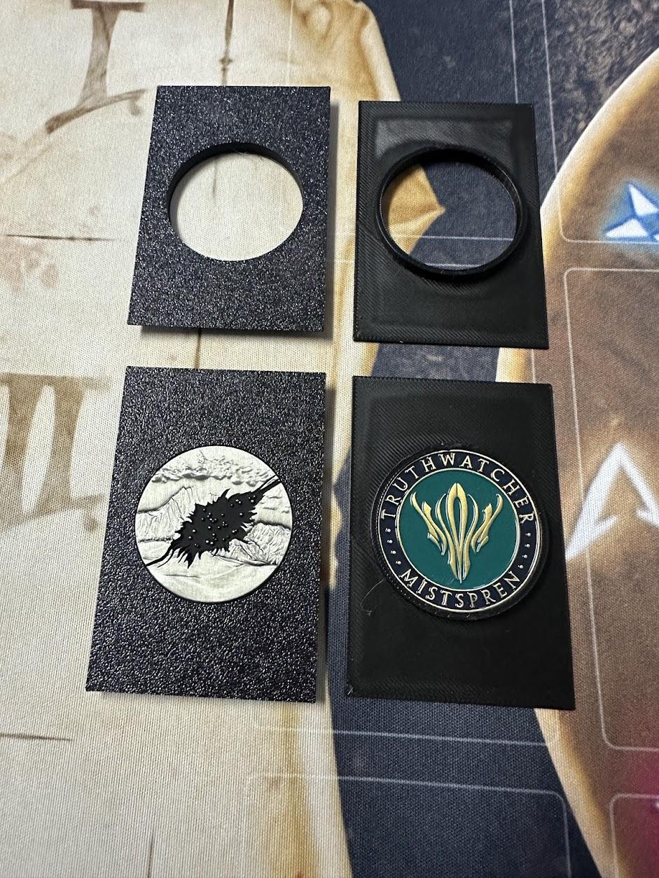 Challenge Coin & Keychain Display Insert - Cosmere Compatible - Etsy