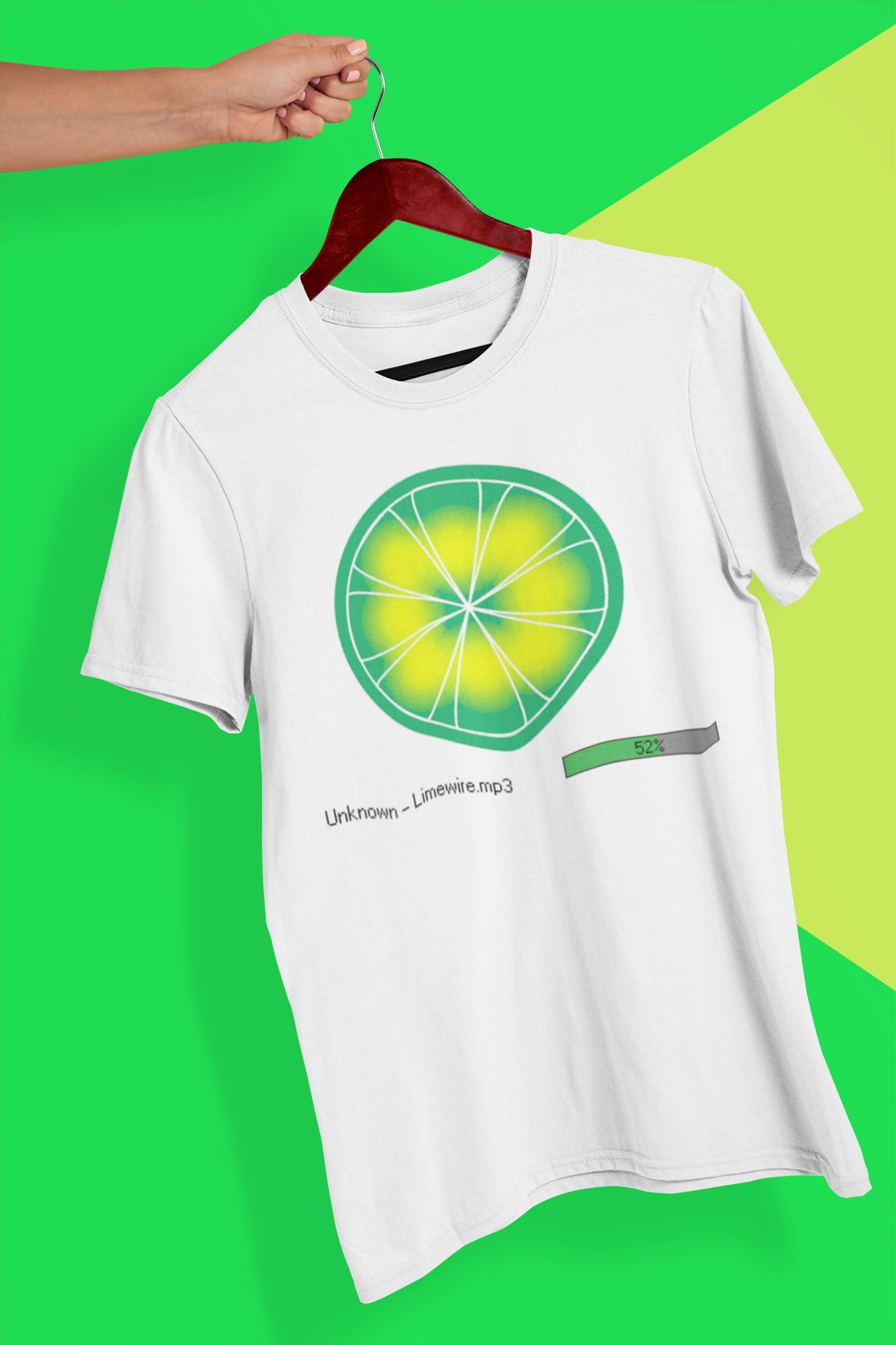 Y2K Webcore Limewire T-shirt