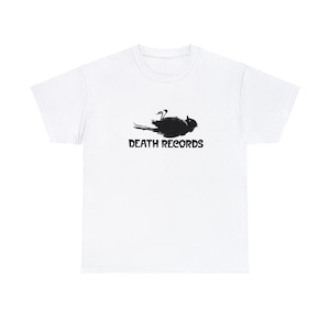 Death Records, Phantom Of The Paradise, Record Label, Unisex Heavy Cotton Tee