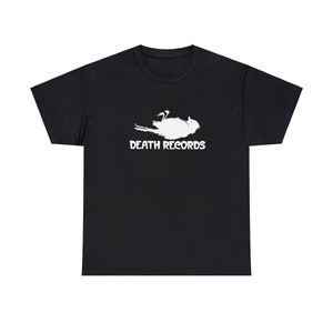 Death Records, Phantom Of The Paradise, Record Label, Unisex Heavy Cotton Tee