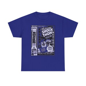 Midnight Shock A Thon, Vintage Drive In Poster Design, Unisex Heavy Cotton Tee