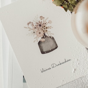 Dankeskarte "kleines Dankeschön" / Postkarte A6