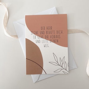 christliche Karte zum Geburtstag / Hochzeit / Geburtstagskarte