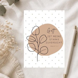 Christian card / Christian encouragement / Bible verse card