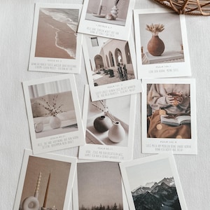 10 Bibelverskarten / 10 christliche Bibelverskarten / christliche Karten Set