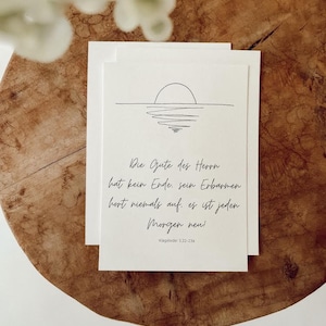 Bibelverskarte / christliche Ermutigung / christliche Postkarte A6