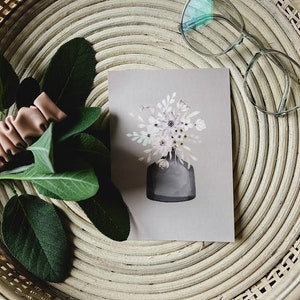 Blumenstraußkarte / Postkarte A6