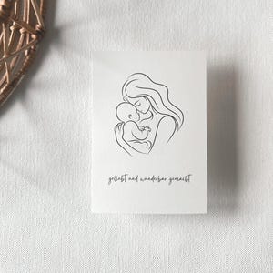 Karte zur Geburt / christliche Karte A6