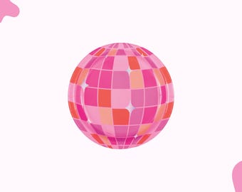 Happy Disco Paper Plates, Bachelorette Party Supplies, Disposable Tableware