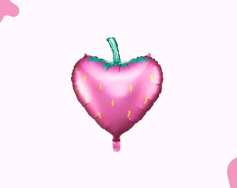 Pink Strawberry Balloon, Bachelorette Party Decor