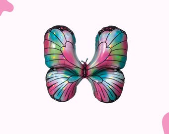 Holographic Butterfly Balloon, Bachelorette Party Decor