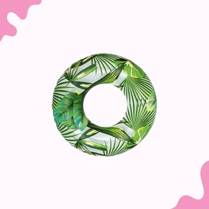 Palm Leaf Pool Float, Summer Pool Float, Large Inflatable Raft, Bachelorette Pool Party, Pool Accessory, Party Supplies