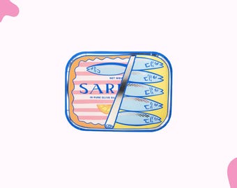 Sardine Can Paper Plates, Bachelorette Supplies, Tableware Set