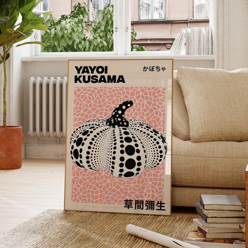 Yayoi Kusama Poster Yayoi Kusama Print Exhibition Poster Etsy
