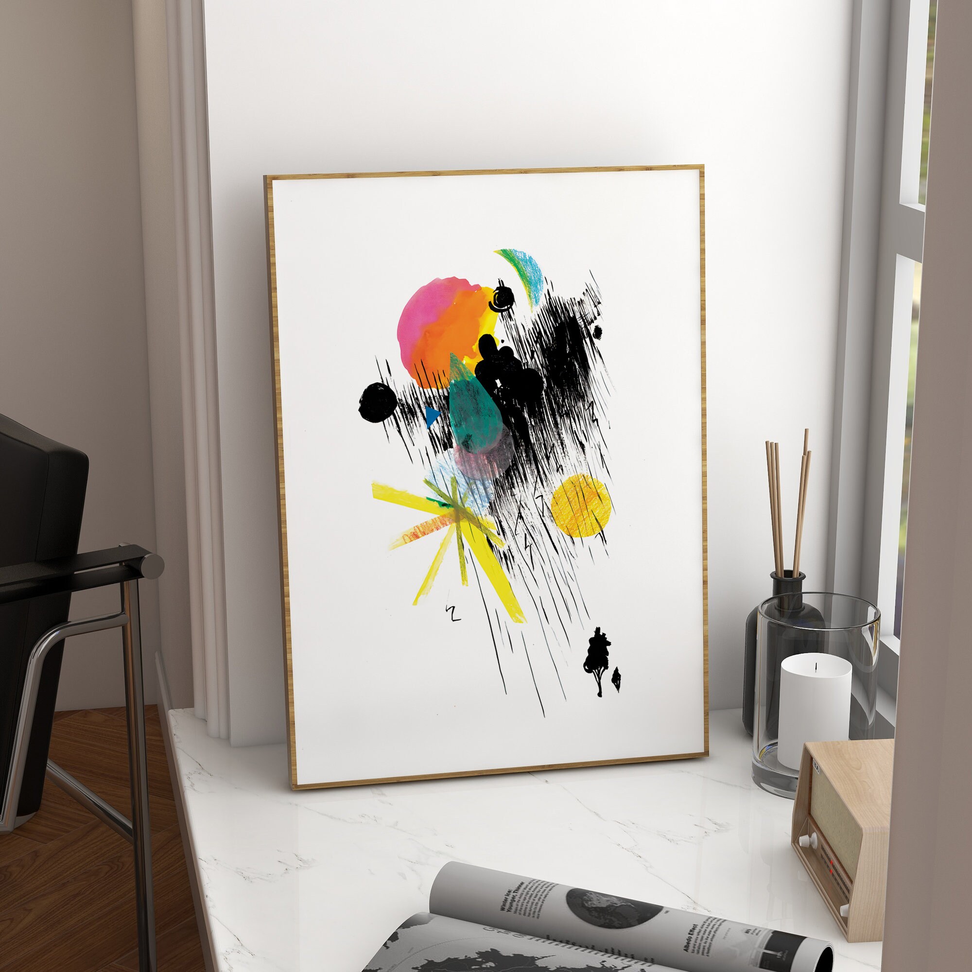 Minimalist Abstract Wall Art, Minimalist Art Wall, Abstracts Wall Art