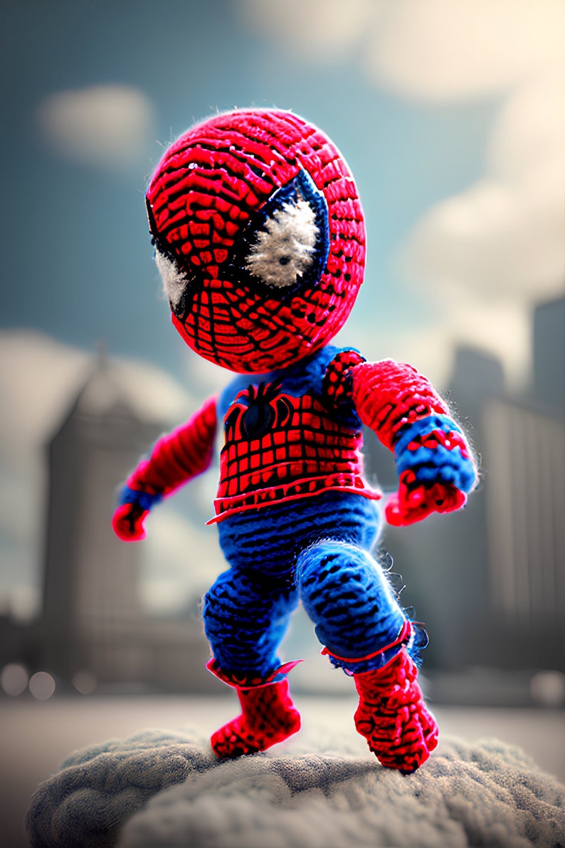 Spiderman Digital Art Poster Printable Wallart Decoration Etsy