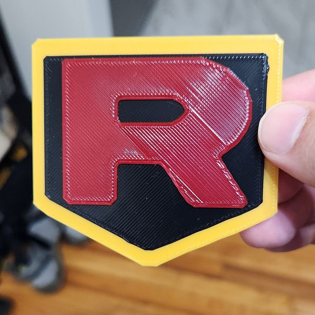 3D Printed Giovanni Team Rocket Logo Etsy