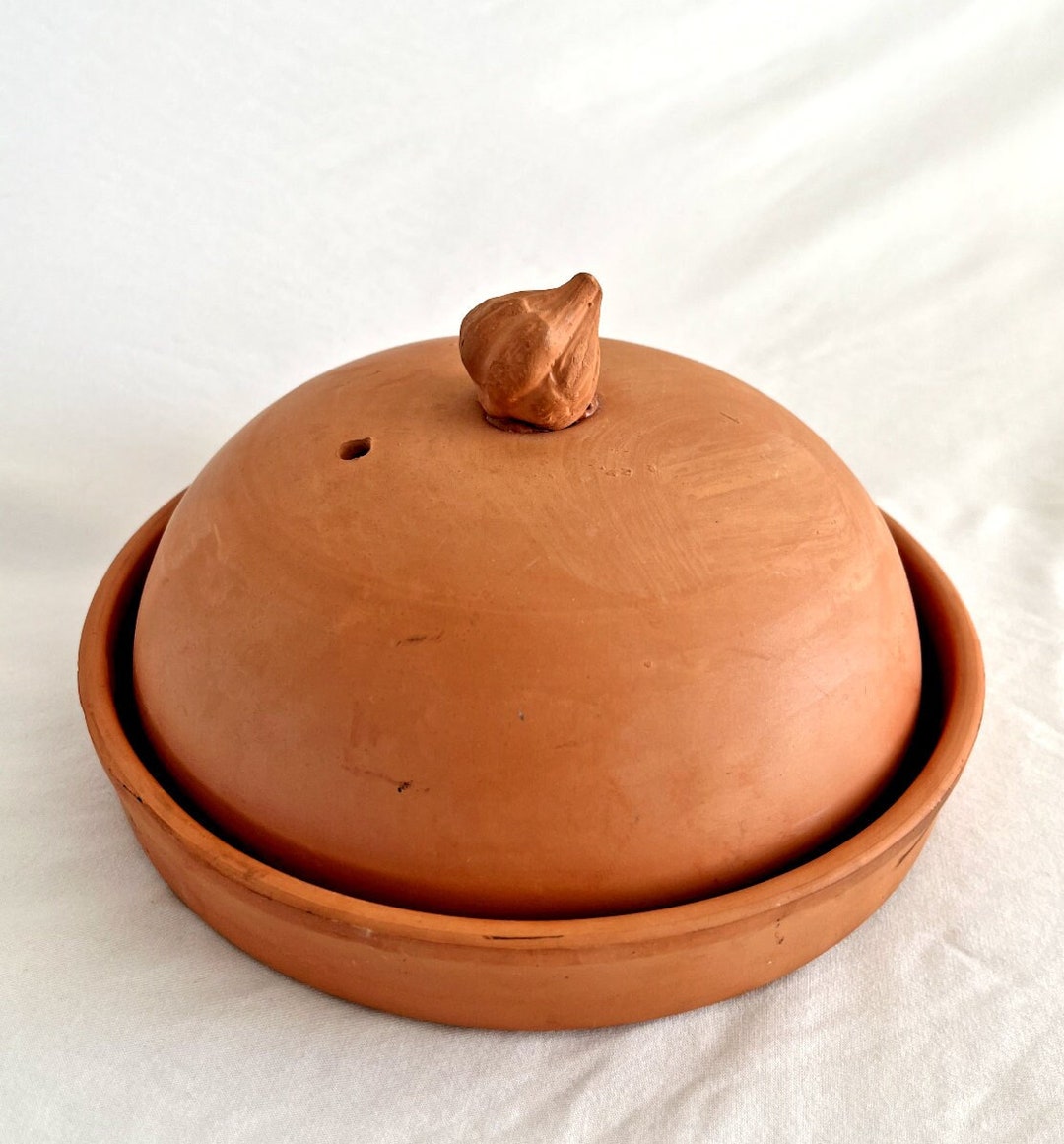 Vintage Terra Cotta Garlic Baker Made in Portugal for Himark Etsy