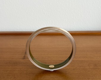 Rare Vintage 1990's Alexis Bittar Luminous Lucite Bangle Bracelet