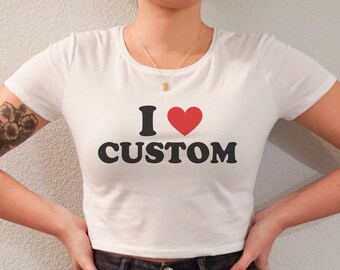 Crop T-shirt voor dames