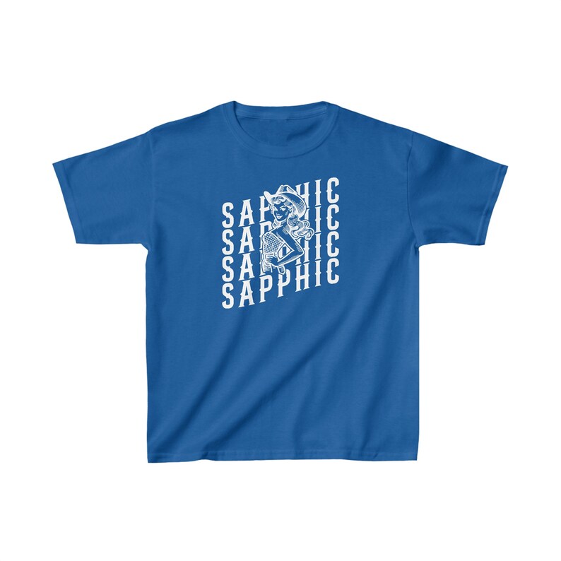 Queer Y2k Baby Tee Sapphic Pride Baby Tee Femboy Odzież 90s Crop Top Retro Lesbijka LGBTQ Prezent Biseksualny T Shirt Parada Dumy Strój Royal