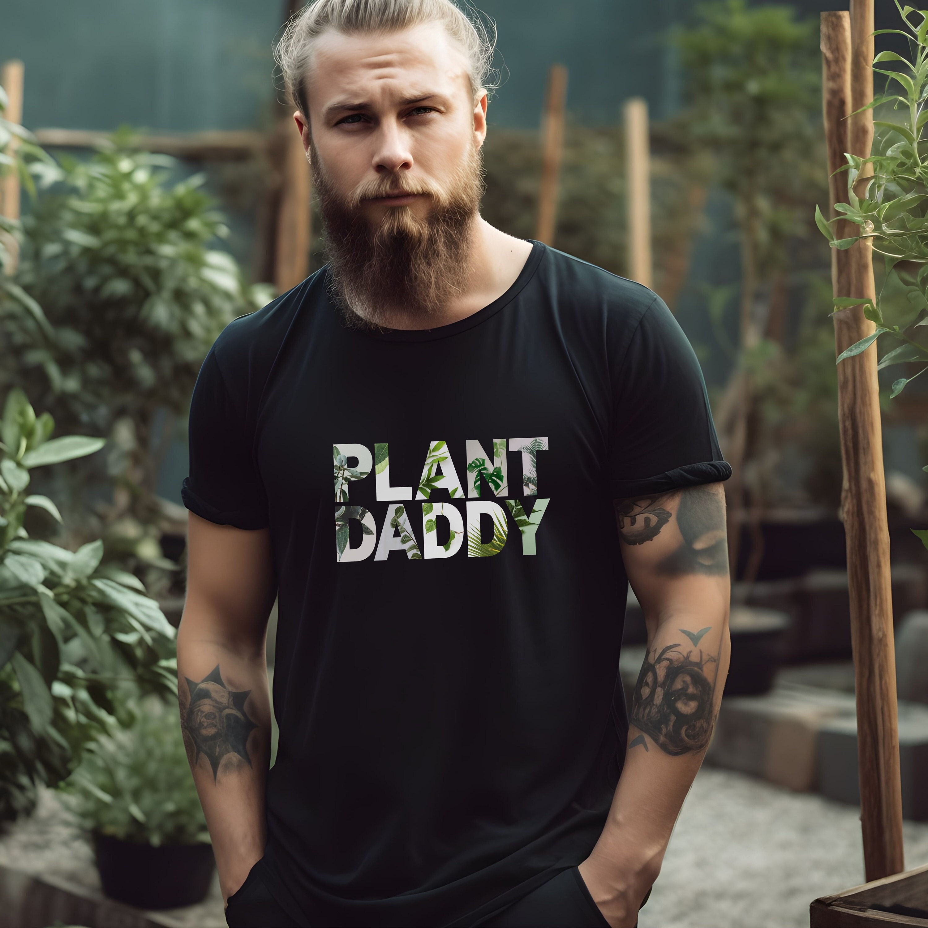 Plant Daddy Shirt, Plant Dad T-shirt, Plant Gifts for him, Plant Lovers Gift, Plant Lover Shirt, Farmers Market Shirt, Men's Houseplant Tee