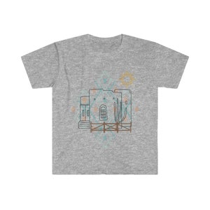 Rustic Santa Fe shirt women's Santa Fe tee women's rustic shirts Santa Fe gift tshirts bild 2