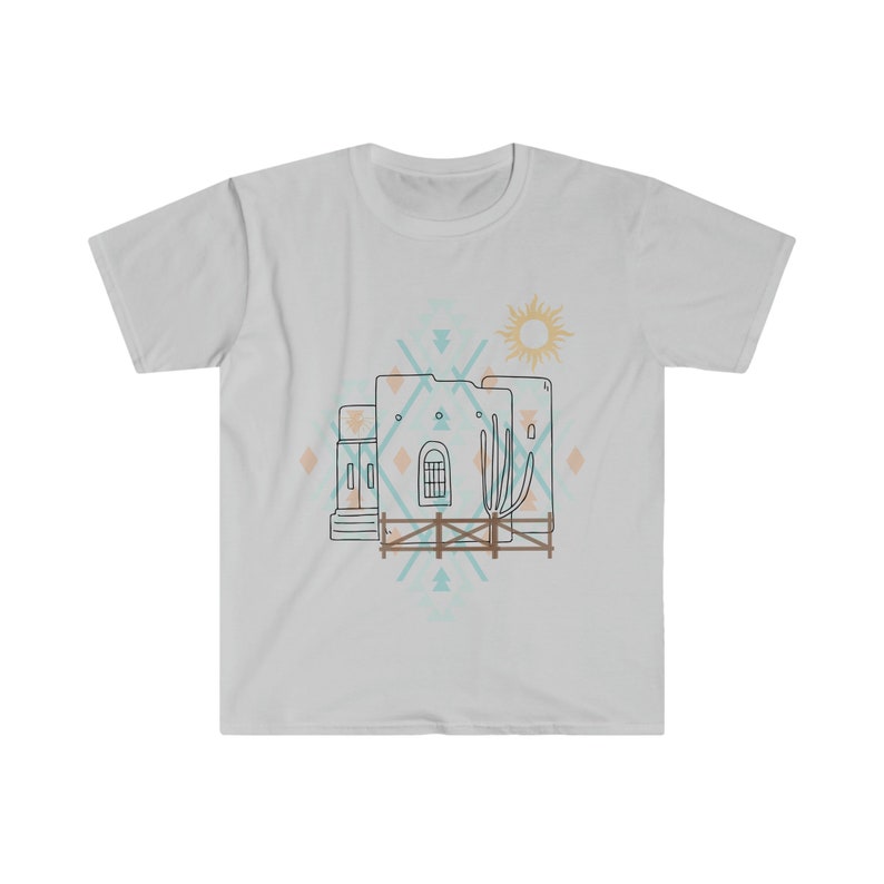 Rustic Santa Fe shirt women's Santa Fe tee women's rustic shirts Santa Fe gift tshirts bild 5