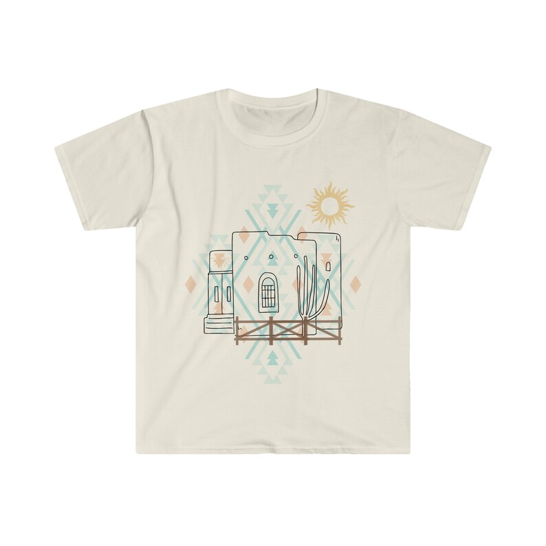 Rustic Santa Fe shirt women's Santa Fe tee women's rustic shirts Santa Fe gift tshirts bild 4