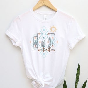Rustic Santa Fe shirt women's Santa Fe tee women's rustic shirts Santa Fe gift tshirts bild 1
