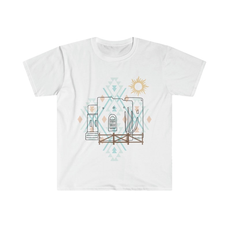 Rustic Santa Fe shirt women's Santa Fe tee women's rustic shirts Santa Fe gift tshirts bild 3