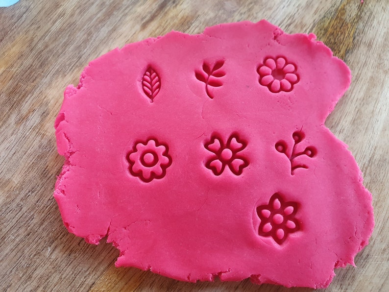 Polymer Clay Stamp Pottery Stamp Embossing Tools Pottery Etsy