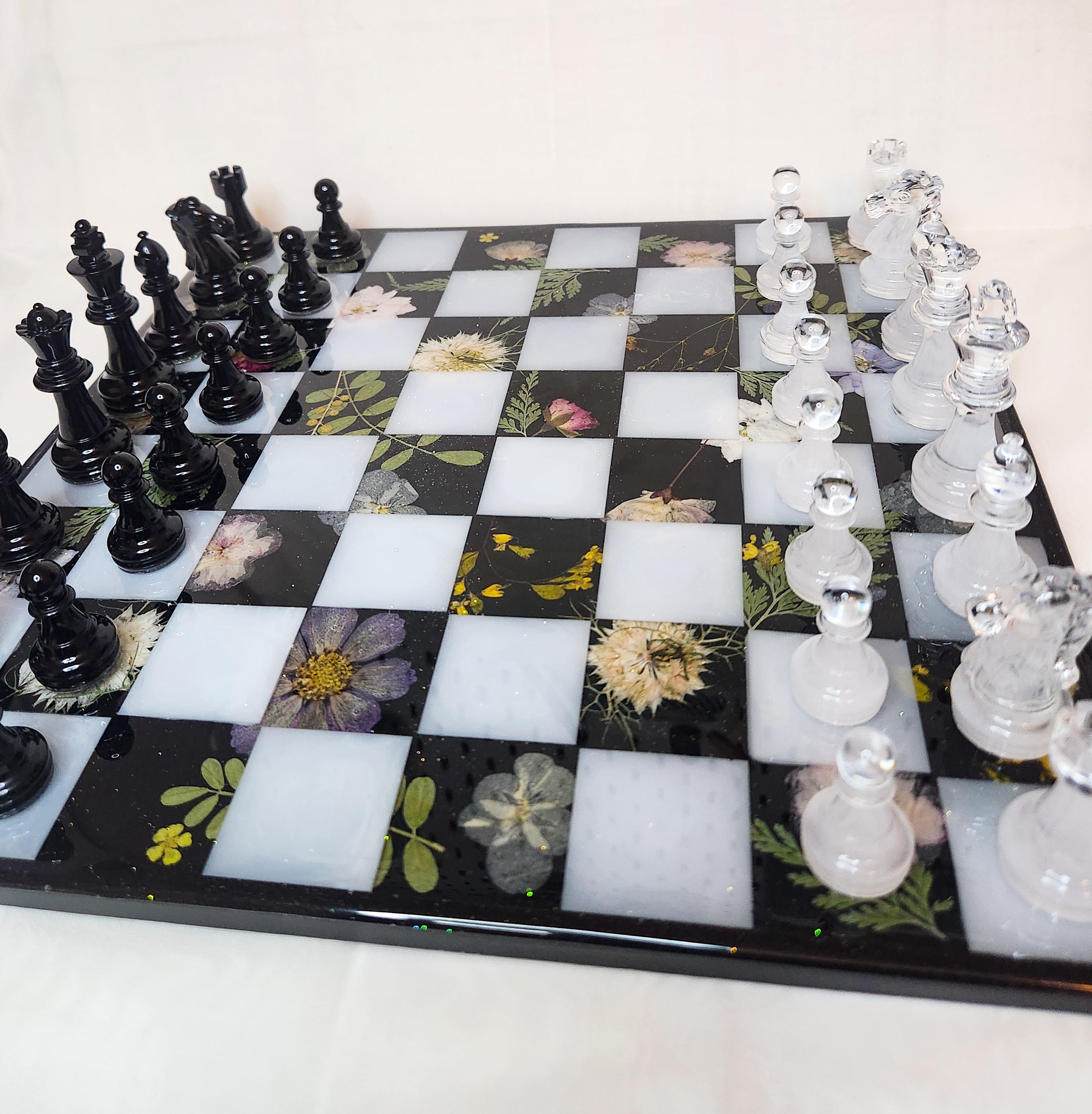 CUSTOM Chess Set (board & Standard Pieces) - Etsy