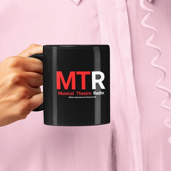 MTR Logo - 11oz Black Mug - Musical Theatre, Broadway, West End, Theater, Musicals, Show tunes, Actor, Singer, Dancer, Stage, Drama