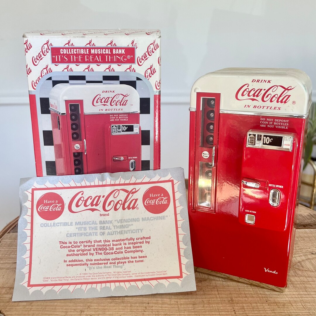 Vintage Coca Cola Bank Bank Collector Vintage Coca Cola Etsy
