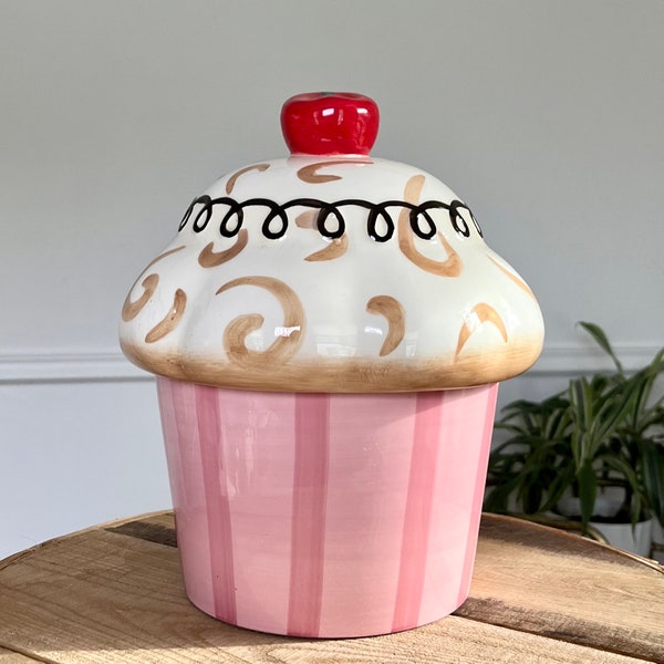 Cupcake Cookie Jar Etsy