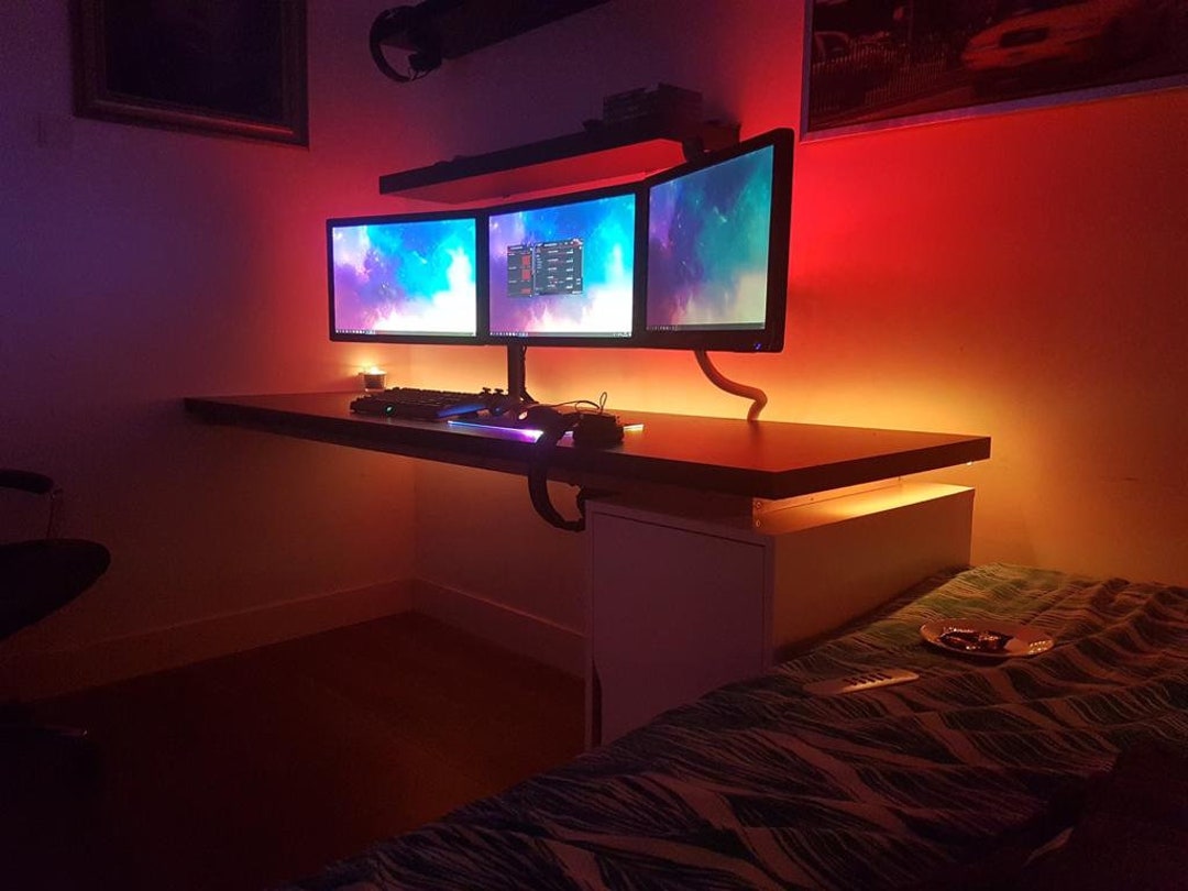 Buy Floating Desk IKEA Plans Online in India Etsy