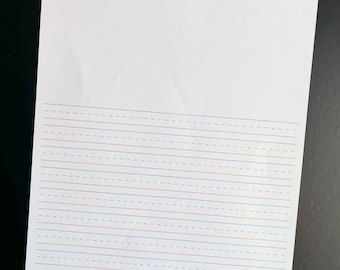 Primary Composition Printable page - 8.5&quot; x 11&quot; Letter sized, PDF