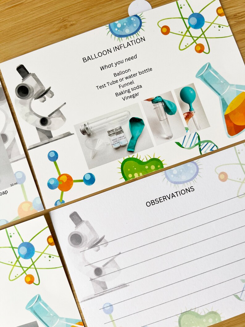 Science Party Favors With Experiments mini Chemistry Kit, Goodie Bags