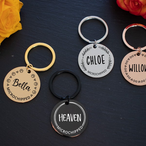 Personalized Dog Tags Engraved Dog Name Custom Dogs ID Pet Name Tag