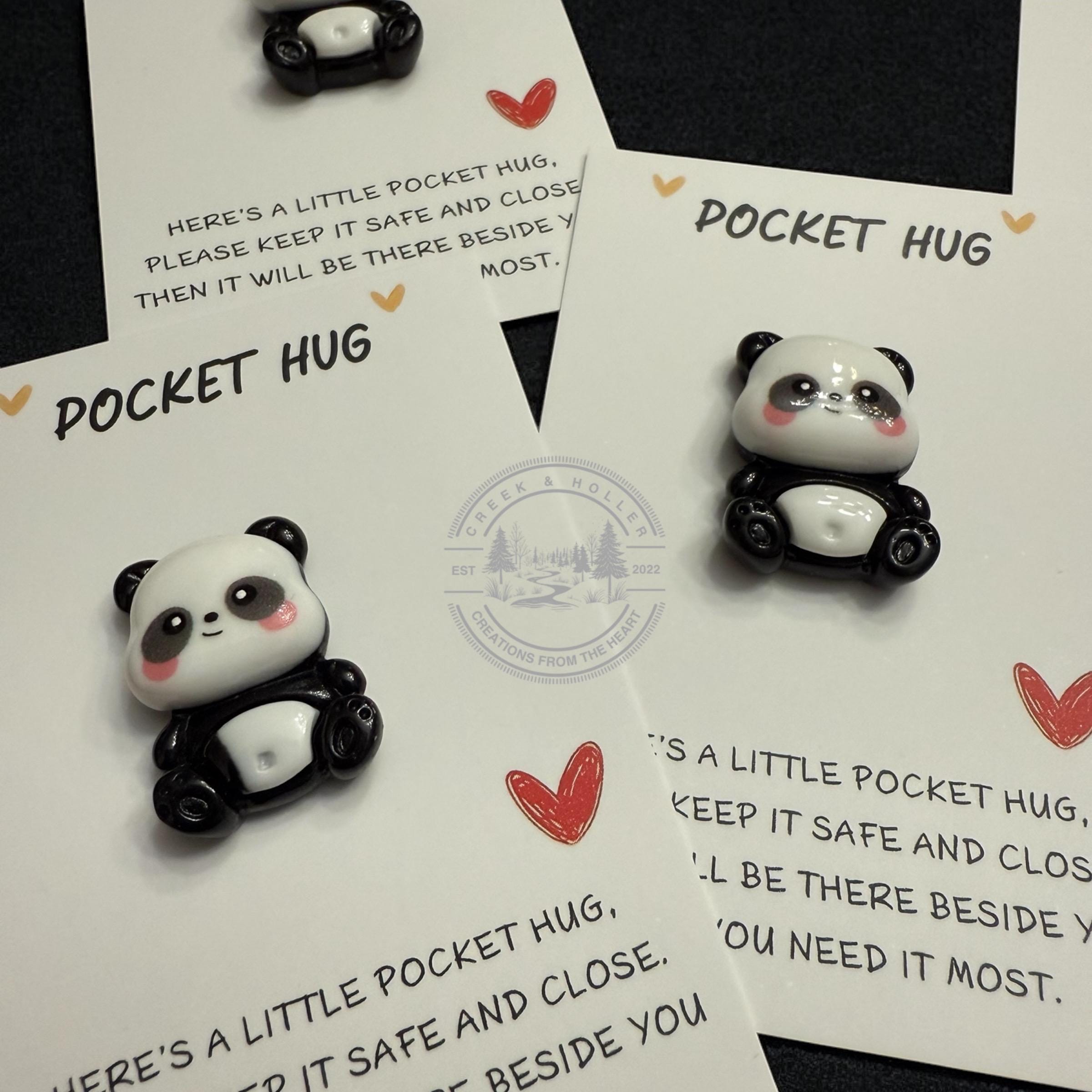 Meanju Gatto Positivo,Pocket Hug Patate Positive,Patata Positiva Gattino,Animali di Peluche All'Uncinetto,Abbraccio Tascabile,Regalo Originale e Divertente,Compleanno