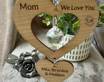 Personalized Gift for Mothers Day I love you Mom, Grandma Nana Birthday Present