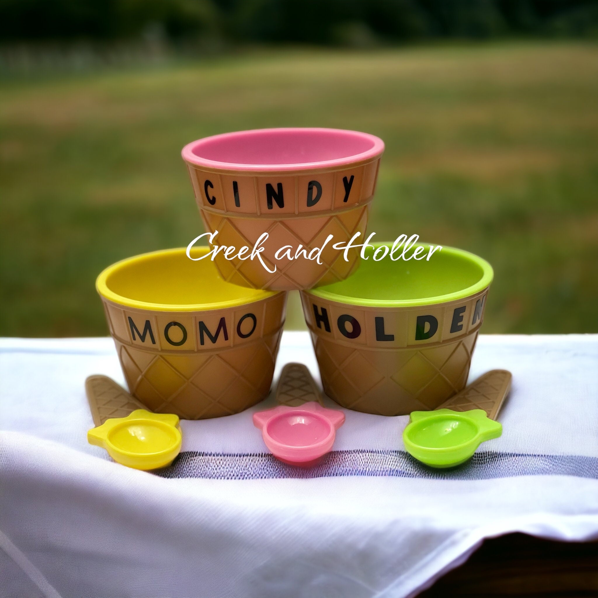 Personalized Ice Cream Bowl $12.99 Shipped!