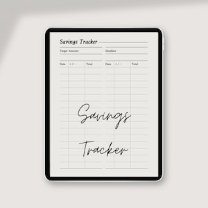 Savings Challenge printable savings tracker | Cash Stuffing tracker| Cash Wallet Tracker | Budget Planner | Saving Tracker